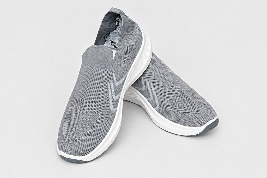 Lightweight Grey Casual Sneakers