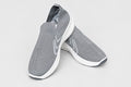 Lightweight Grey Casual Sneakers