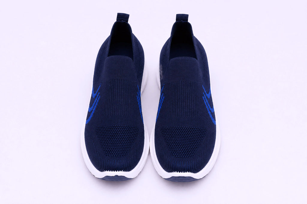Lightweight Navy Blue Casual Sneakers