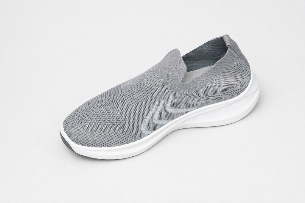 Lightweight Grey Casual Sneakers