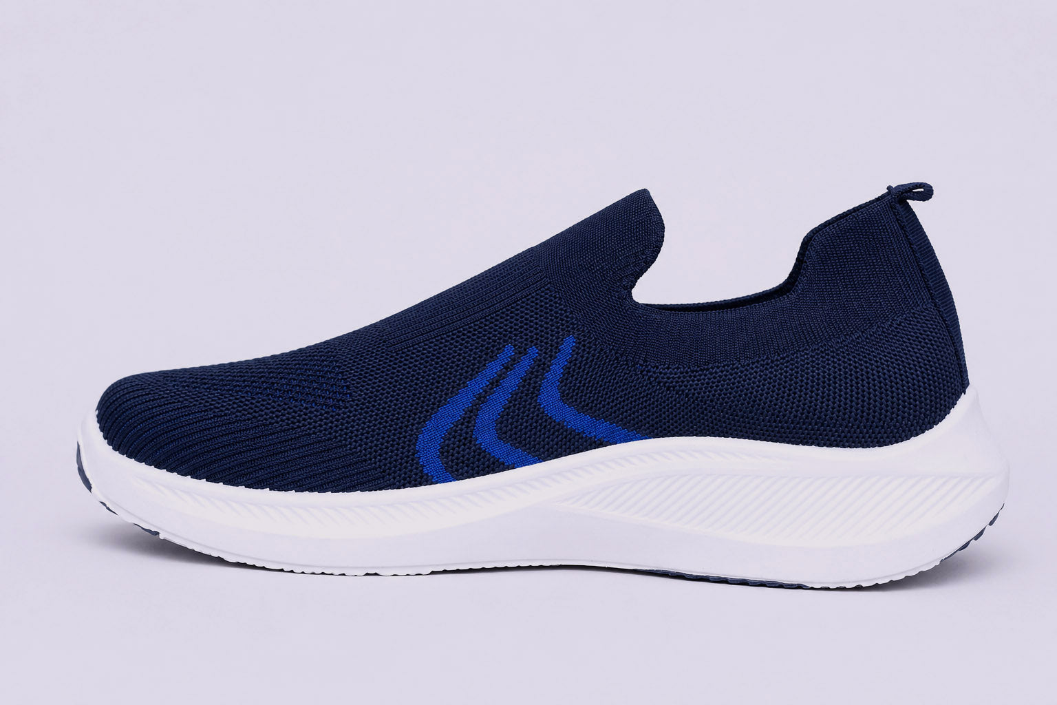 Lightweight Navy Blue Casual Sneakers