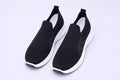 Lightweight Black Casual Sneakers